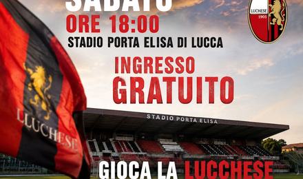 SABATO GIOCA LA LUCCHESE