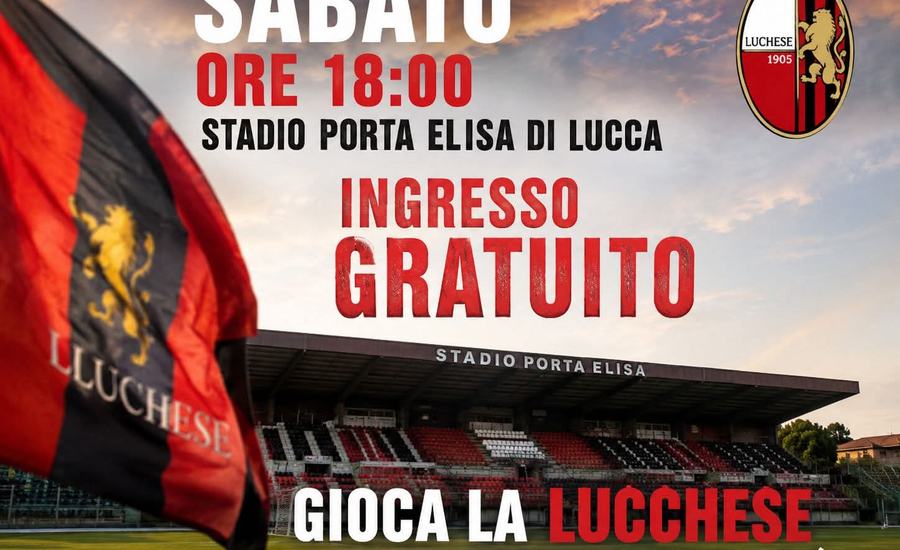 SABATO GIOCA LA LUCCHESE