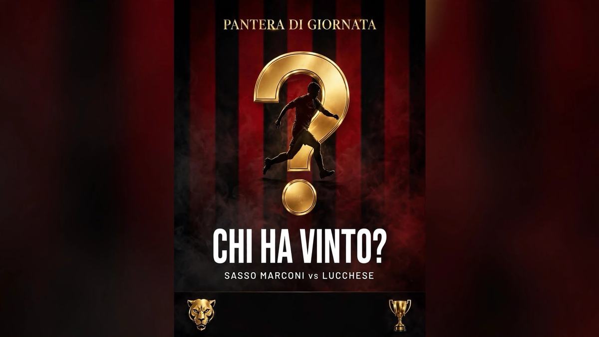 La PANTERA DELLA GIORNATA di Sasso Marconi-Lucchese