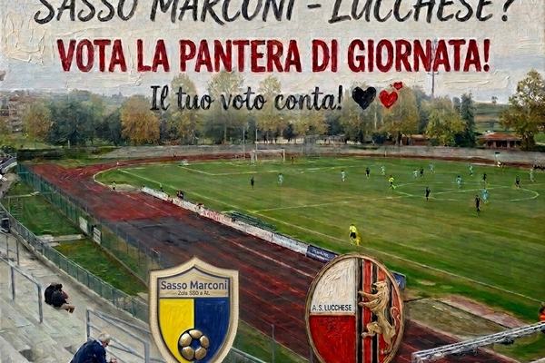 Vota la PANTERA di giornata: SASSO MARCONI - LUCCHESE