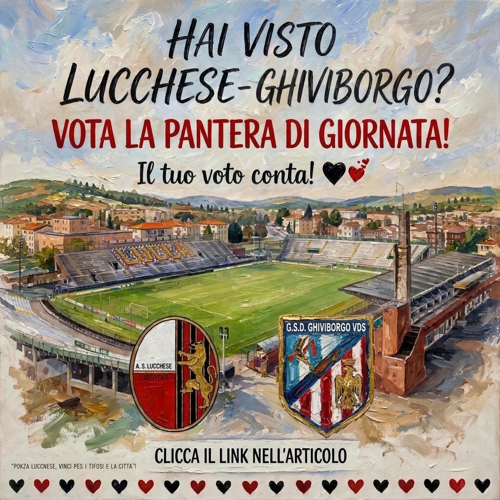 Vota la PANTERA di giornata: LUCCHESE- GHIVIBORGO